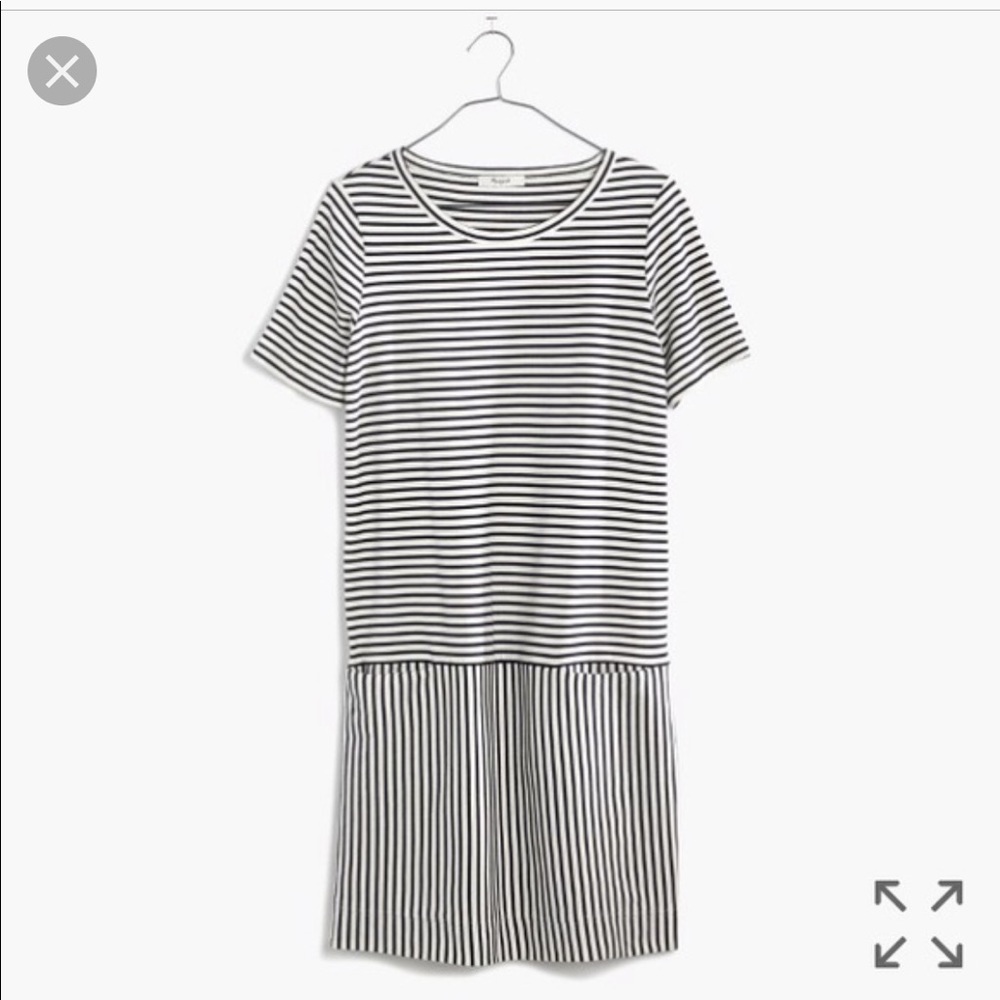 NWT Madewell Dockside T-shirt Dress - Stripe Dress